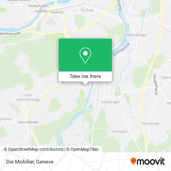 Die Mobiliar map