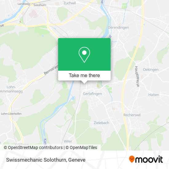 Swissmechanic Solothurn map