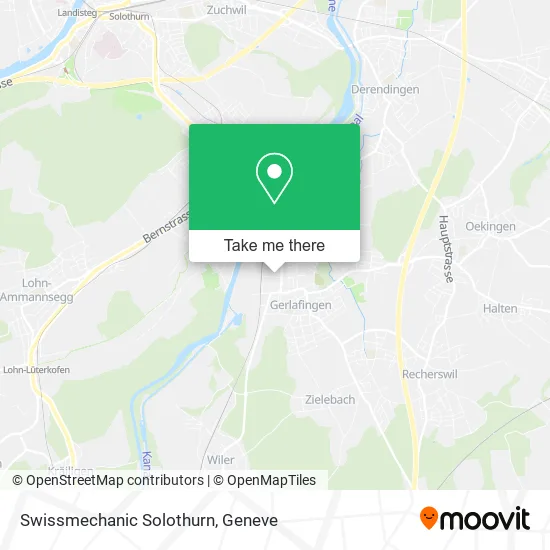 Swissmechanic Solothurn map