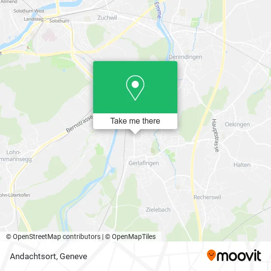 Andachtsort map