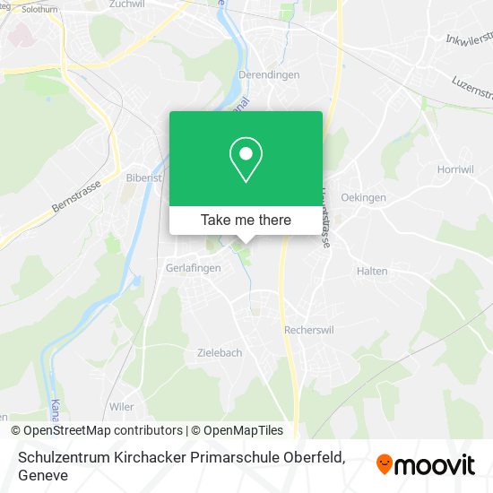 Schulzentrum Kirchacker Primarschule Oberfeld map