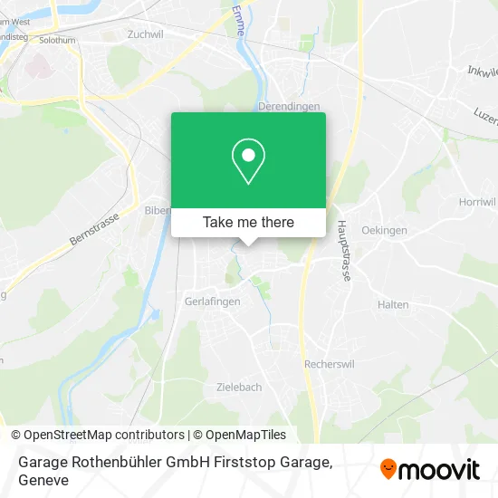 Garage Rothenbühler GmbH Firststop Garage map