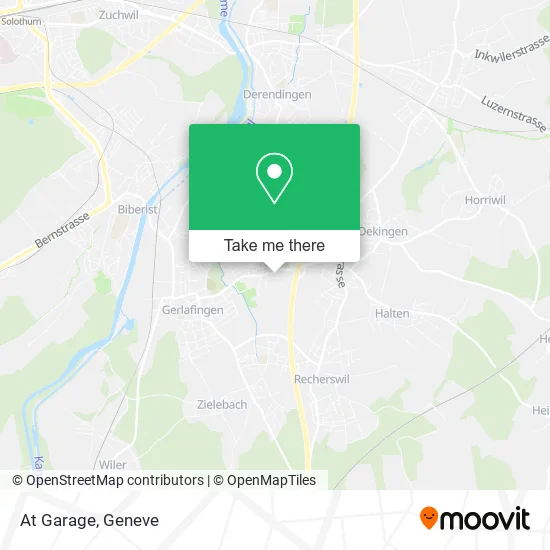 At Garage map