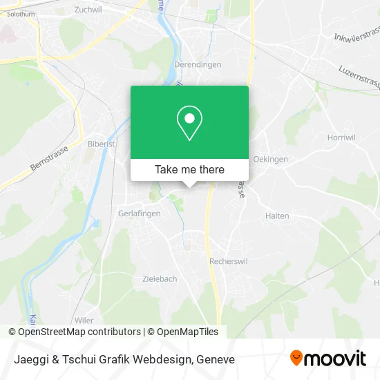Jaeggi & Tschui Grafik Webdesign map