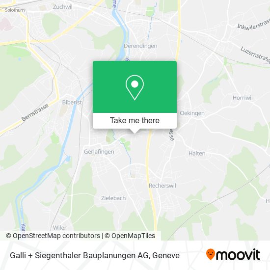 Galli + Siegenthaler Bauplanungen AG map
