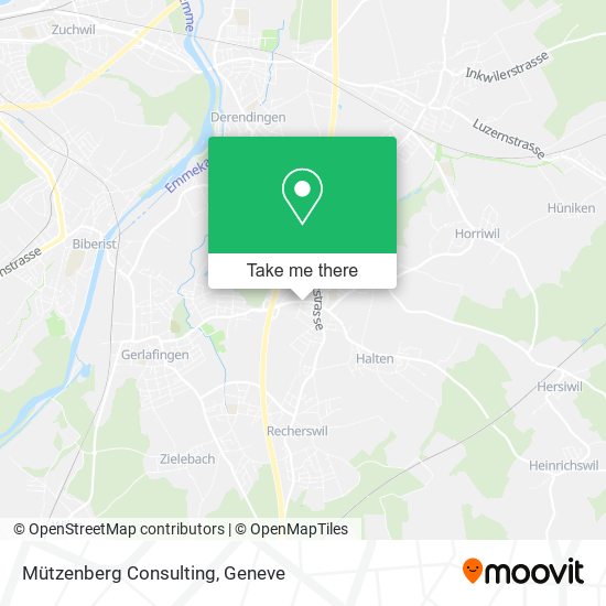 Mützenberg Consulting map