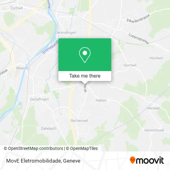 MovE Eletromobilidade map