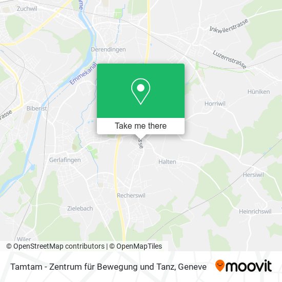 Tamtam - Zentrum für Bewegung und Tanz map