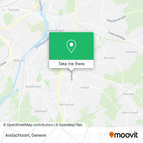 Andachtsort map