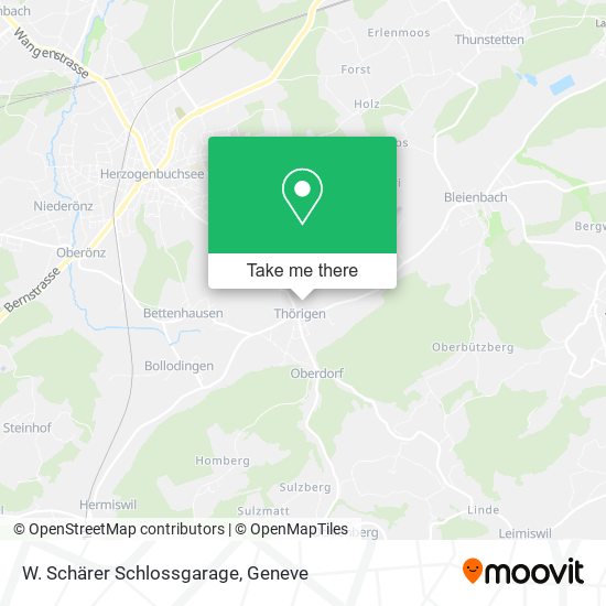 W. Schärer Schlossgarage map