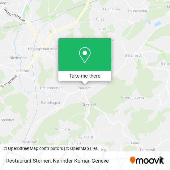 Restaurant Sternen, Narinder Kumar map