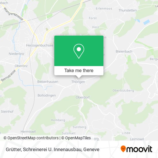 Grütter, Schreinerei U. Innenausbau map