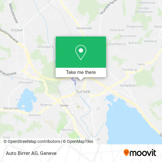 Auto Birrer AG map