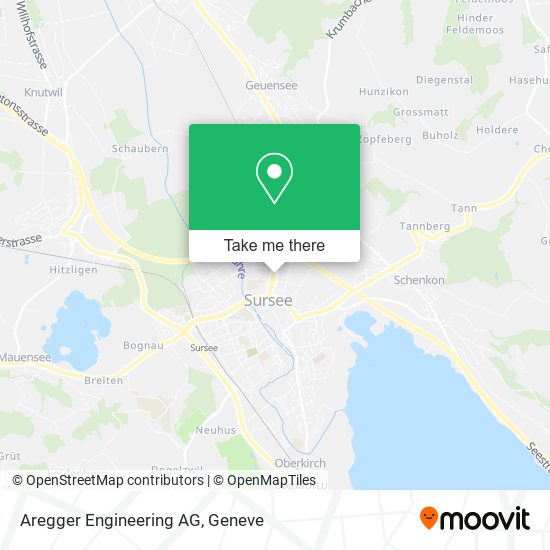 Aregger Engineering AG map