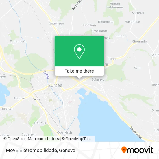 MovE Eletromobilidade map