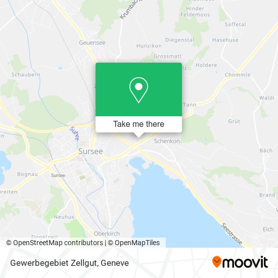 Gewerbegebiet Zellgut map