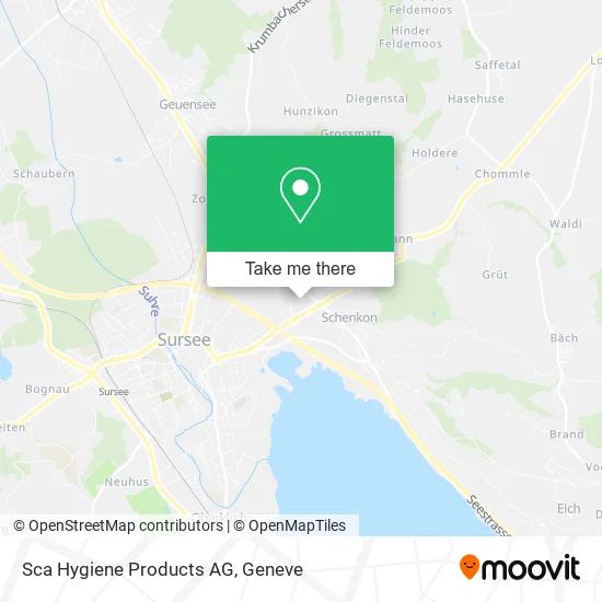 Sca Hygiene Products AG map