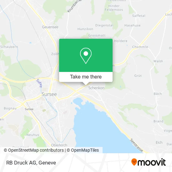 RB Druck AG map