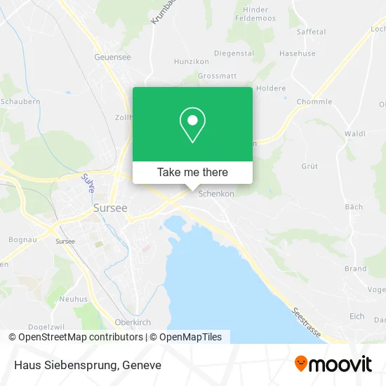 Haus Siebensprung map
