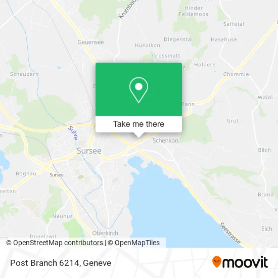 Post Branch 6214 map