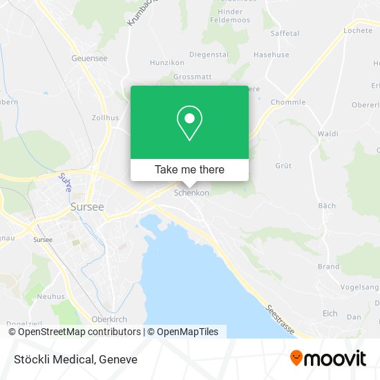 Stöckli Medical map