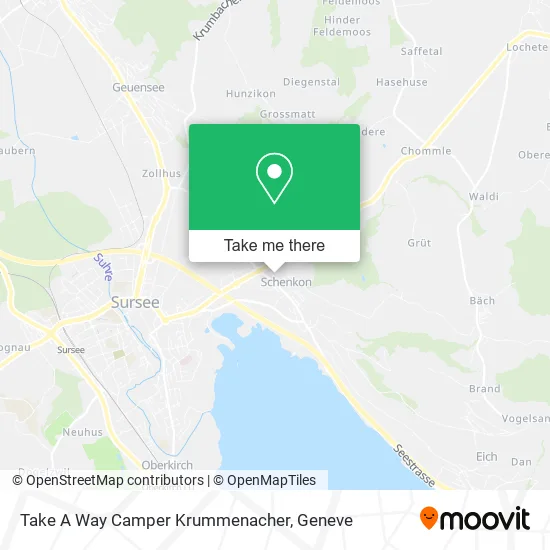 Take A Way Camper Krummenacher map