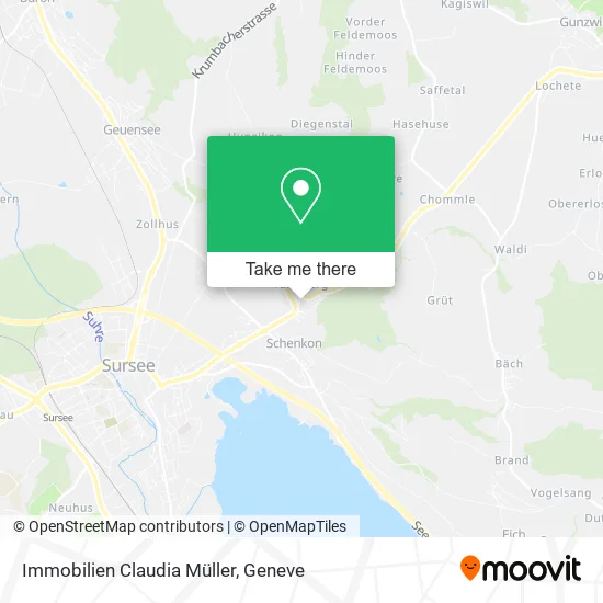 Immobilien Claudia Müller map