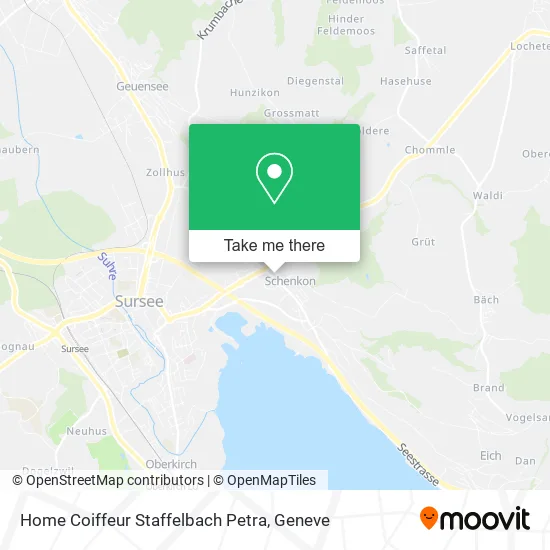 Home Coiffeur Staffelbach Petra map