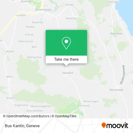 Bus Kantic map