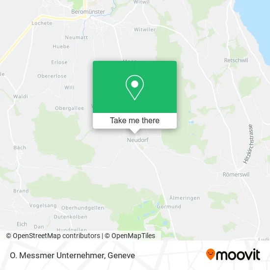 O. Messmer Unternehmer map