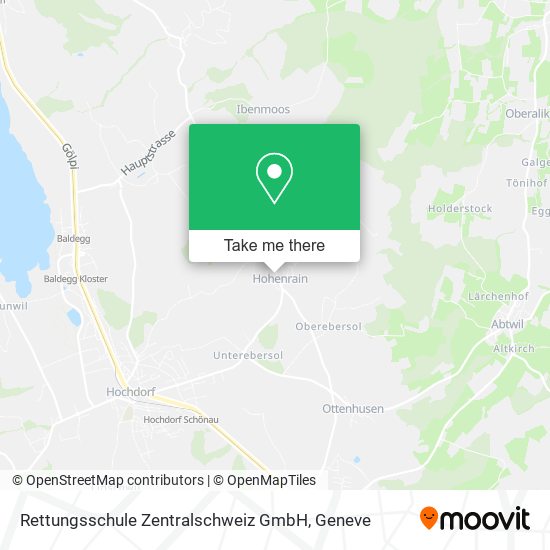 Rettungsschule Zentralschweiz GmbH map