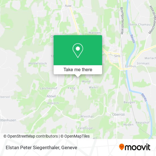 Elstan Peter Siegenthaler map