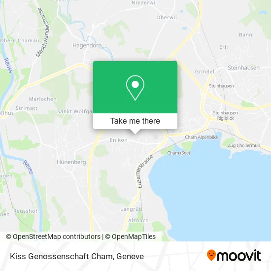 Kiss Genossenschaft Cham map