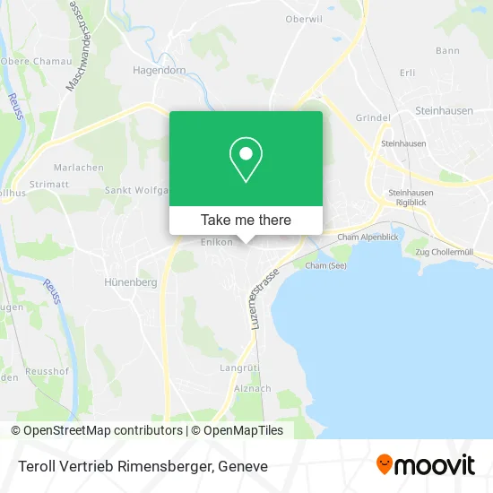 Teroll Vertrieb Rimensberger map