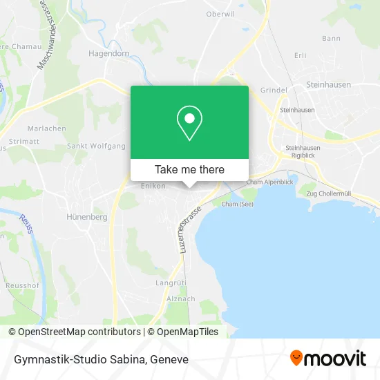 Gymnastik-Studio Sabina map