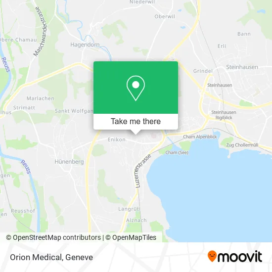 Orion Medical map