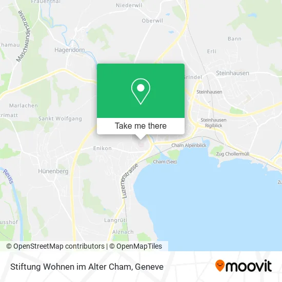 Stiftung Wohnen im Alter Cham map