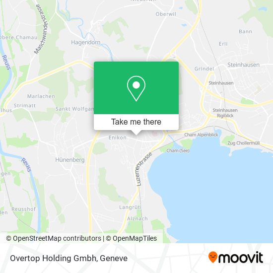 Overtop Holding Gmbh map