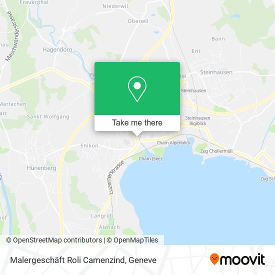 Malergeschäft Roli Camenzind map