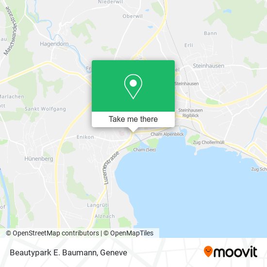 Beautypark E. Baumann map