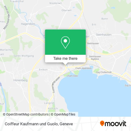 Coiffeur Kaufmann und Guolo map