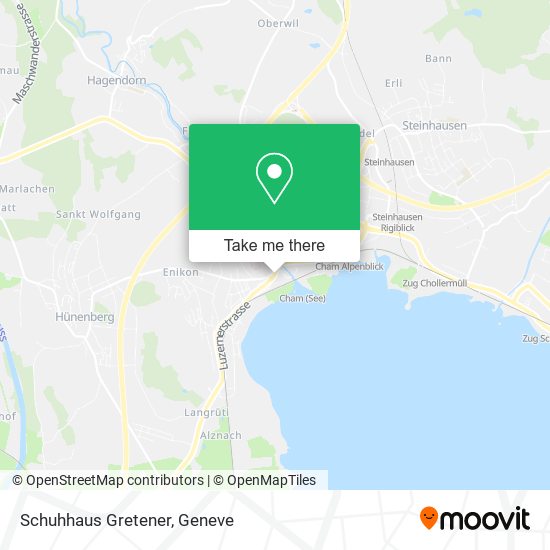 Schuhhaus Gretener map