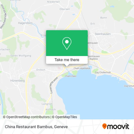 China Restaurant Bambus map
