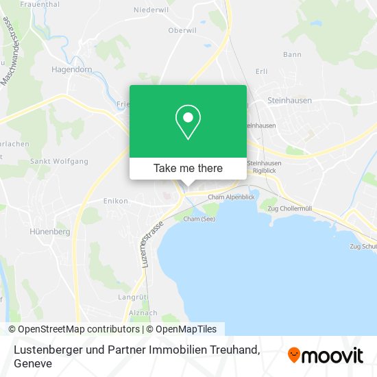 Lustenberger und Partner Immobilien Treuhand map