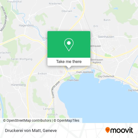 Druckerei von Matt map