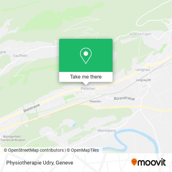 Physiotherapie Udry map