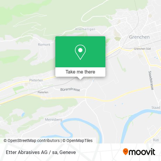 Etter Abrasives AG / sa map