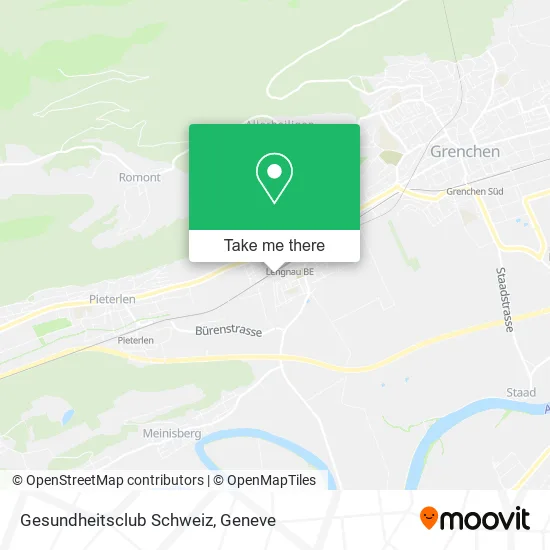 Gesundheitsclub Schweiz map