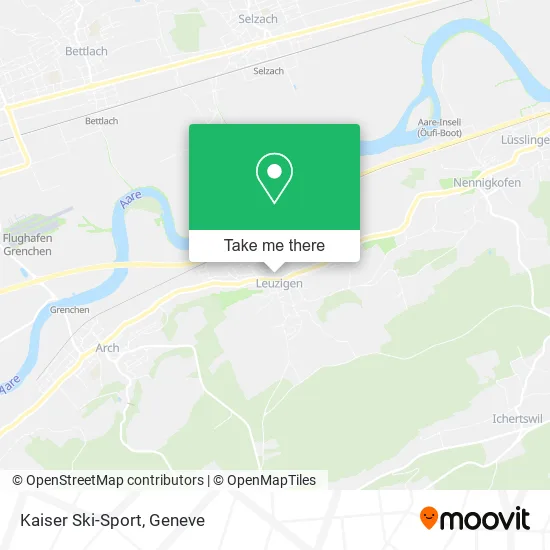Kaiser Ski-Sport map