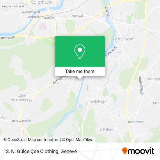 S. N. Gülçe Çee Clothing map